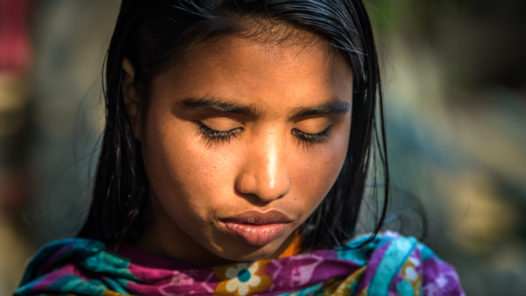 Madhumala, 15, wants to become a lawyer. Her mother, Shabitri, was married at just 11.