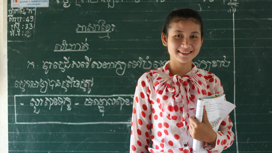 Why sponsor a child - you can create lasting change for Sreyrath who from Cambodia who was sponsored as a child