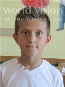 Choose a child to sponsor, like this little boy from Shkodra, Endri age 8