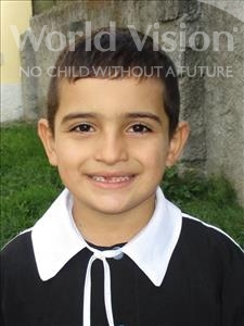 Choose a child to sponsor, like this little boy from Shkodra, Ornel age 7