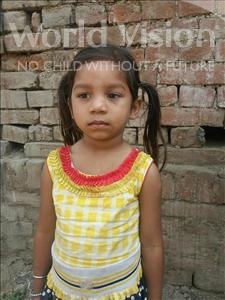 Choose a child to sponsor, like this little girl from Bhojpur, Archana age 5