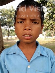 Choose a child to sponsor, like this little boy from Bhojpur, Manu age 9