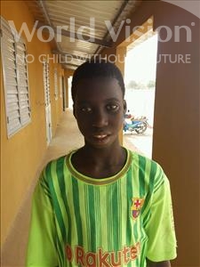 Choose a child to sponsor, like this little boy from Loul, Yafane age 13