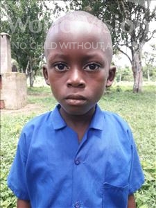 Choose a child to sponsor, like this little boy from Tegloma, Emanuel age 7