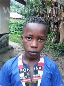 Choose a child to sponsor, like this little boy from Jaiama Bongor, Alimamy age 13