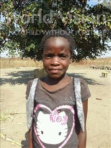 Choose a child to sponsor, like this little girl from Keembe, Eliter age 7