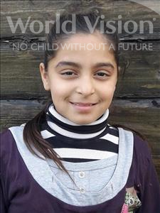 Choose a child to sponsor, like this little girl from Shkodra, Desara age 11