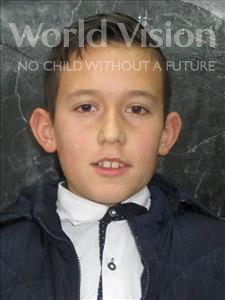 Choose a child to sponsor, like this little boy from Shkodra, Andrea age 11