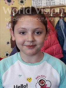 Choose a child to sponsor, like this little girl from Shkodra, Gledisa age 9