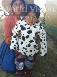 Choose a child to sponsor, like this little boy from Mosoj P'unchay, Herasmo age 1