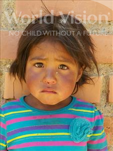 Choose a child to sponsor, like this little girl from Mosoj P'unchay, Damiana age 3