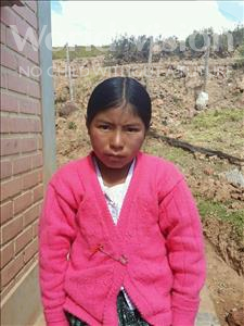 Choose a child to sponsor, like this little girl from Mosoj P'unchay, Candelaria age 9
