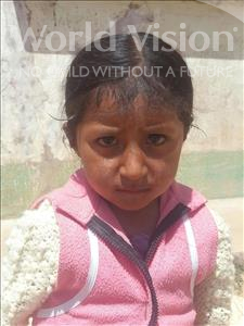 Choose a child to sponsor, like this little girl from Mosoj P'unchay, Idalia age 3