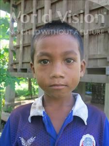 Choose a child to sponsor, like this little boy from Soutr Nikom, Bunsak age 7