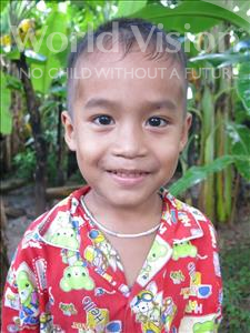 Choose a child to sponsor, like this little boy from Soutr Nikom, Lymuoy age 5