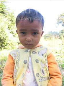 Choose a child to sponsor, like this little boy from Soutr Nikom, Bunyong age 3