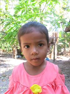 Choose a child to sponsor, like this little girl from Soutr Nikom, Miemie age 5