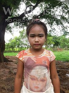Choose a child to sponsor, like this little girl from Soutr Nikom, Theara age 9