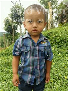 Choose a child to sponsor, like this little boy from Maya, Olbin Josue age 2
