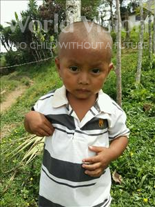 Choose a child to sponsor, like this little boy from Maya, Jeison Noel age 2