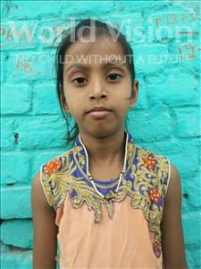 Choose a child to sponsor, like this little girl from Bhojpur, Shristi age 8