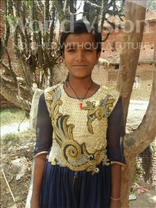 Choose a child to sponsor, like this little girl from Bhojpur, Priyanka age 9