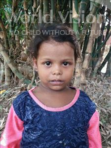Choose a child to sponsor, like this little girl from Bhojpur, Minta age 6