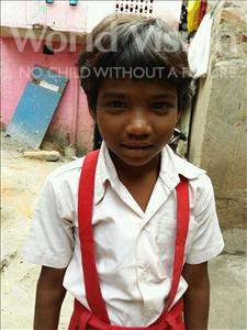 Choose a child to sponsor, like this little girl from Patna, Muskan age 7