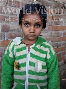Choose a child to sponsor, like this little girl from Patna, Rajnandini age 8