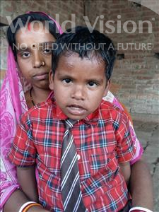 Choose a child to sponsor, like this little boy from Patna, Abhishek age 6
