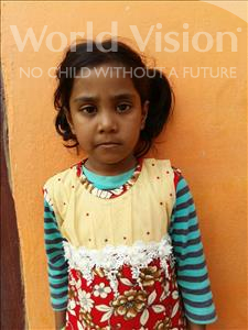 Choose a child to sponsor, like this little girl from Patna, Harshita age 6