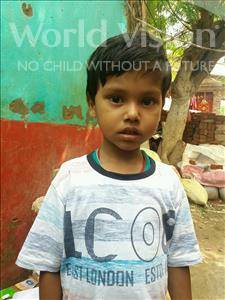 Choose a child to sponsor, like this little boy from Patna, Aditya age 5