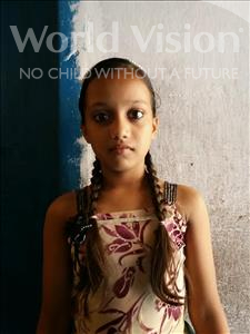 Choose a child to sponsor, like this little girl from Patna, Sri age 11