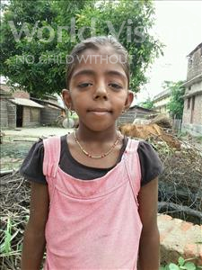 Choose a child to sponsor, like this little girl from Vaishali, Suman age 12