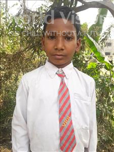 Choose a child to sponsor, like this little boy from Vaishali, Nishu age 9
