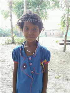 Choose a child to sponsor, like this little girl from Vaishali, Kavita age 10