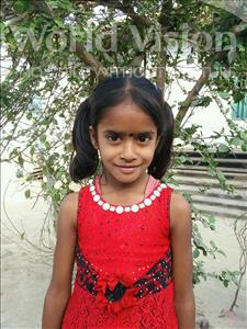 Choose a child to sponsor, like this little girl from Vaishali, Priyanshu age 7