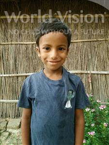 Choose a child to sponsor, like this little boy from Vaishali, Aditya Raj age 7