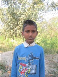 Choose a child to sponsor, like this little boy from Vaishali, Golu age 10