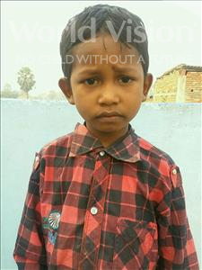 Choose a child to sponsor, like this little boy from Vaishali, Shivam age 7