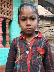 Choose a child to sponsor, like this little boy from Vaishali, Ayush age 7