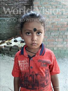Choose a child to sponsor, like this little boy from Vaishali, Piyush Patel age 3