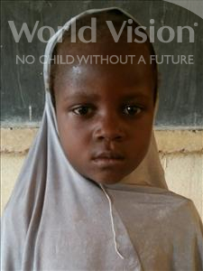 Choose a child to sponsor, like this little girl from Komabangou, Oumou age 6
