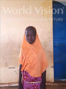 Choose a child to sponsor, like this little girl from Komabangou, Aichatou age 7