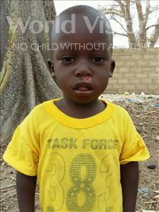 Choose a child to sponsor, like this little boy from Mbella, Diene age 3