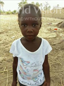 Choose a child to sponsor, like this little girl from Mbella, Mame Diarra age 5