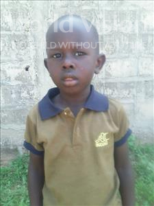 Choose a child to sponsor, like this little boy from Mbella, Ahmasiga age 4