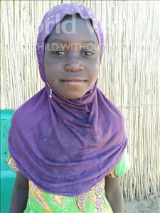 Choose a child to sponsor, like this little girl from Mbella, Awa age 6