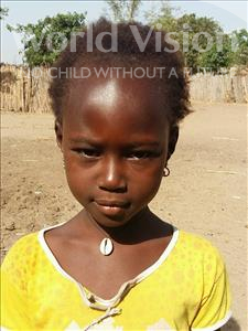 Choose a child to sponsor, like this little girl from Loul, Therese Coumba age 8