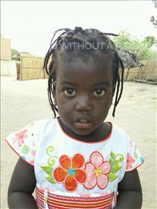 Choose a child to sponsor, like this little girl from Loul, Awa Birame age 3
